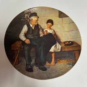 Norman Rockwell The Lighthouse Keeper's Daughter Knowles 1979 Collector Plate
